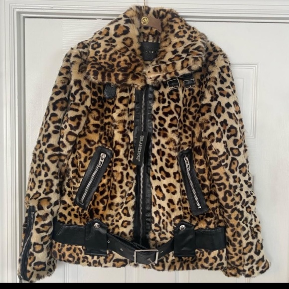 BLANK NYC Note To Self Faux Fur Moto Jacket NEW - Picture 13 of 13